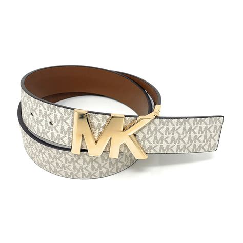 michael kors reversible logo belt|Michael Kors belts women's elastic.